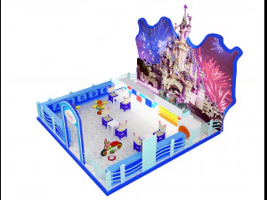 booth exhibition stand a205 3D Model