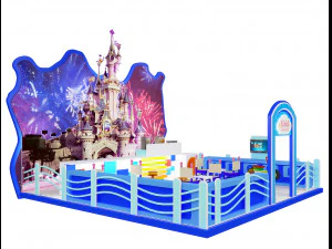 booth exhibition stand a205 3D Model