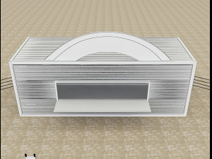 booth exhibition stand a217 3D Model