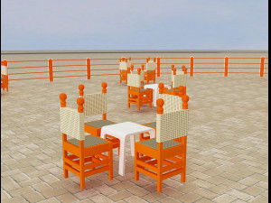booth exhibition stand a217 3D Model