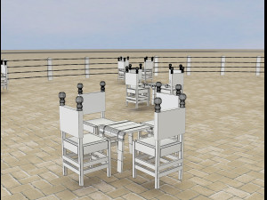 booth exhibition stand a217 3D Model