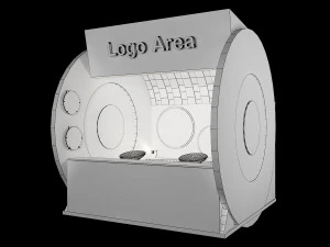 booth exhibition stand a212 3D Model