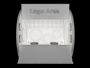 booth exhibition stand a212 3D Model