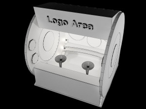 booth exhibition stand a212 3D 模型