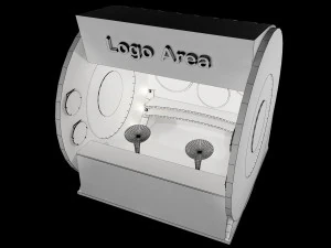 booth exhibition stand a212 3D Model