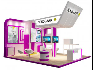 booth exhibition stand a222 3D Model