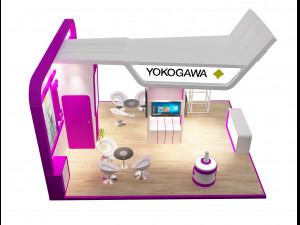 booth exhibition stand a222 Modelo 3D