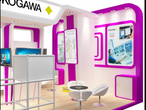 booth exhibition stand a222 Modelo 3D