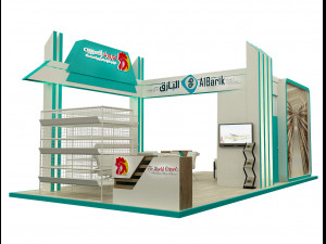 booth exhibition stand a237 3D Model