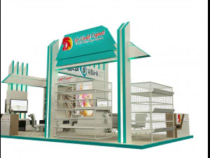 stand espositivo stand a237 Modello 3D