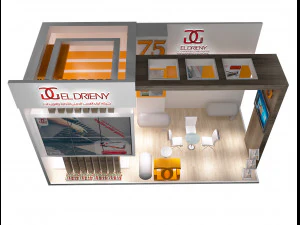 booth exhibition stand a200 3D Model