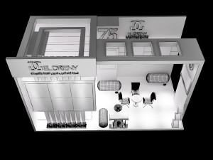booth exhibition stand a200 Modèle 3D