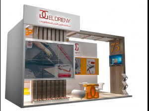 booth exhibition stand a200 3D Model