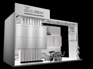 booth exhibition stand a200 Modèle 3D