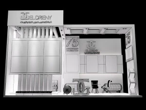 booth exhibition stand a200 3D Model