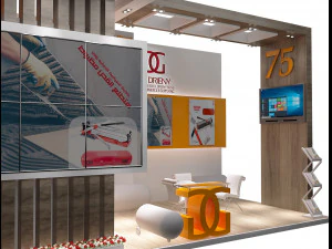 booth exhibition stand a200 3D Model