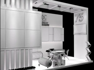 booth exhibition stand a200 3D Model