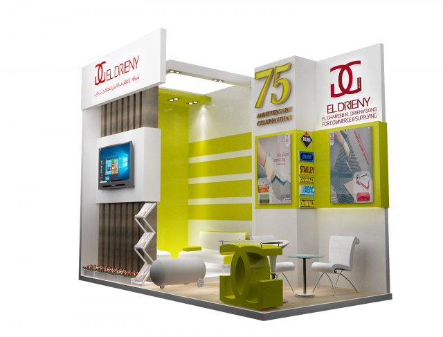 booth exhibition stand a201 3Dモデル .c4d .max .obj .3ds .fbx .stl .blend 
