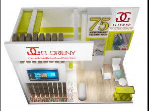 booth exhibition stand a201 3Dモデル