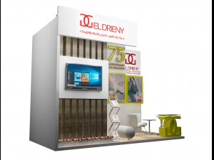 booth exhibition stand a201 3D Model