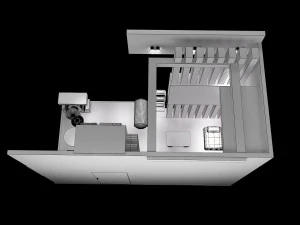 booth exhibition stand a201 3D Model