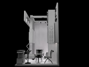 booth exhibition stand a201 3Dモデル