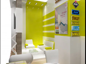 booth exhibition stand a201 3D Model
