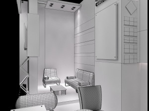booth exhibition stand a201 3Dモデル