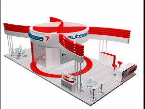 booth exhibition stand a317a 3D Model