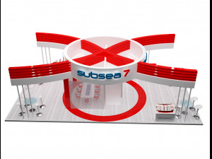 booth exhibition stand a317a 3D Model