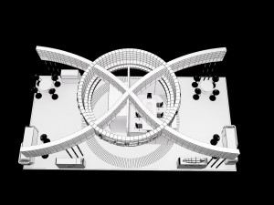 booth exhibition stand a317a 3D Model