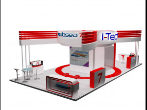 booth exhibition stand a317a 3D Model