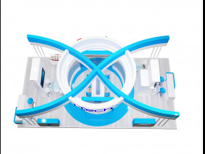booth exhibition stand a317b 3D Model