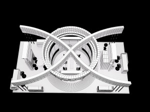booth exhibition stand a317b 3D Model