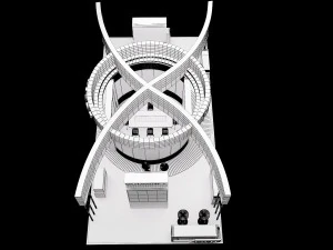 booth exhibition stand a317b 3D Model