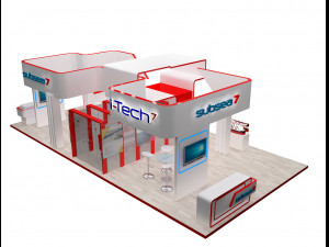 booth exhibition stand a318 3Dモデル