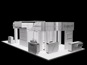 booth exhibition stand a318 3Dモデル