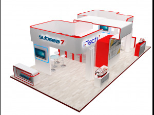 booth exhibition stand a318 3Dモデル