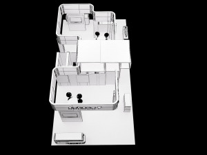 booth exhibition stand a318 3Dモデル