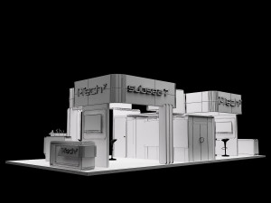 booth exhibition stand a318 3Dモデル