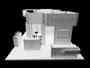 booth exhibition stand a318 3Dモデル