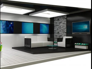 booth exhibition stand a326 3D Model