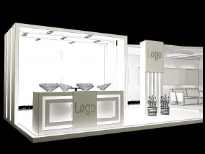 booth exhibition stand a326 3D Модель