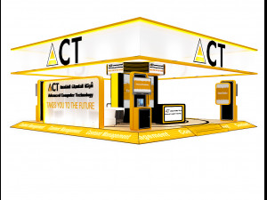 booth exhibition stand a416b Model 3D