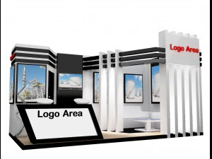 booth exhibition stand a251a 3D Model