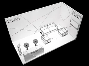 booth exhibition stand a251c 3D Model