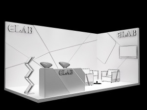 booth exhibition stand a251c Model 3D