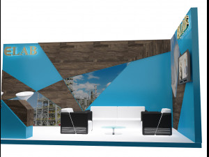 booth exhibition stand a251c Model 3D
