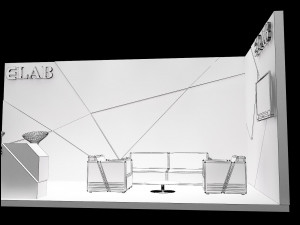 booth exhibition stand a251c Model 3D