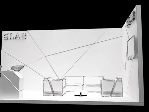 booth exhibition stand a251c 3D Model